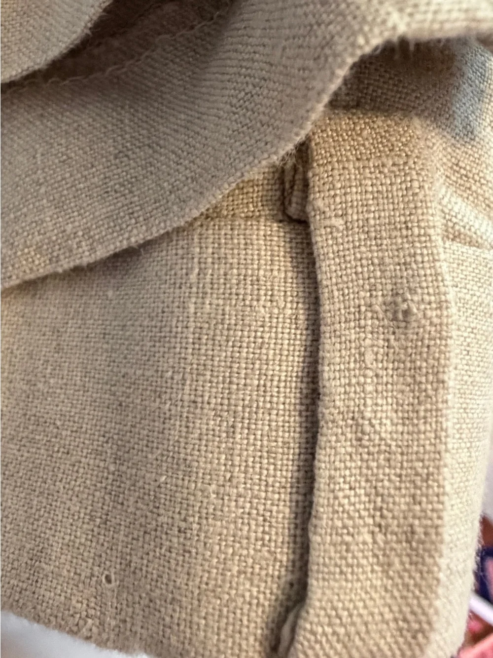 John W. Nordstrom 100% Linen Pants in Light Beige- Men Size 38R x 35- EUC!